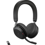 Jabra Evolve2 75 On-Ear-Headset (schwarz, Link380a, Microsoft Teams)