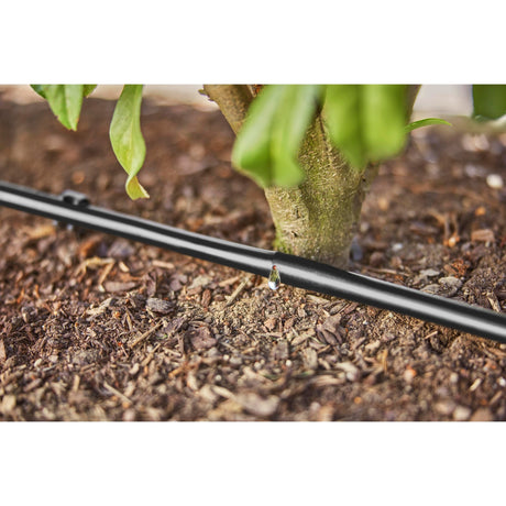 Gardena Mikro-Tropfbewässerung für Hecken, Sträucher, Set (50 m), Tropfer (schwarz)
