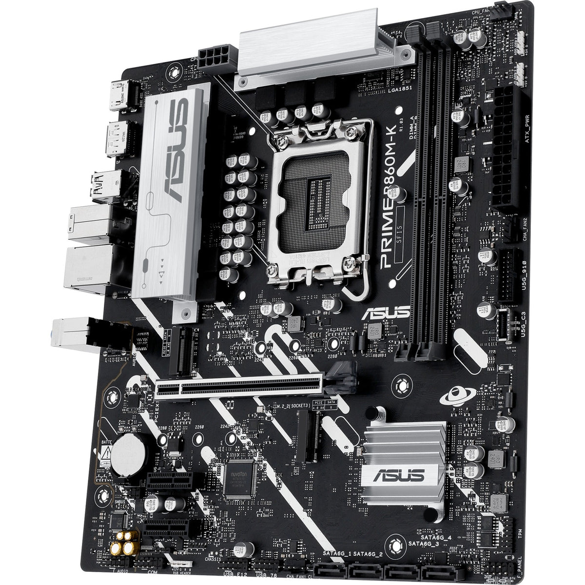 Asus Prime B860M-K Sockel 1851 Mainboard (2,5 GB-LAN, Sound, µATX)
