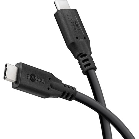 Goobay USB-C 4.0 > USB-C Kabel (schwarz, 1 Meter)
