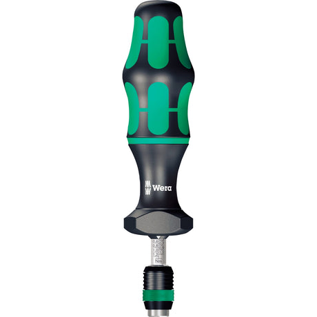 Wera 7440 41 42 Kraftform Drehmomentschraubendreher-Set 0,3-6,0 nm (schwarz grün, 27-teilig, mit Rapidaptor Schnellspannbohrfutter)