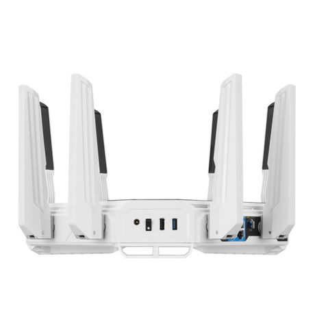 Asus rog rapture gt-be19000ai router (wit zwart)