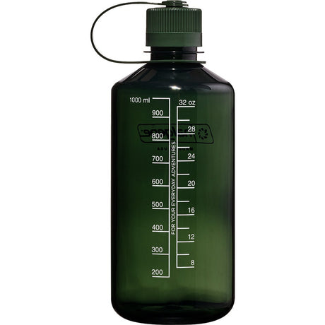 Nalgene Narrow Mouth Sustain Trinkflasche, 1 Liter Trinkflasche (hellblau)