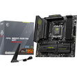 Msi mag b850m mortar wifi socket am5 moederbord (zwart, raid, 5 gb-lan, wlan, bt, sound, atx)