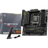 Msi mag b850m mortar wifi socket am5 moederbord (zwart, raid, 5 gb-lan, wlan, bt, sound, atx)