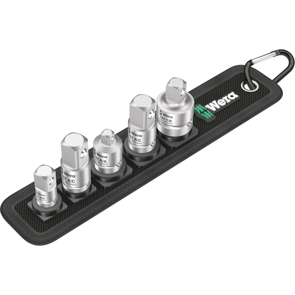Wera 781 5 Adapter Set 1, 6 -Peak