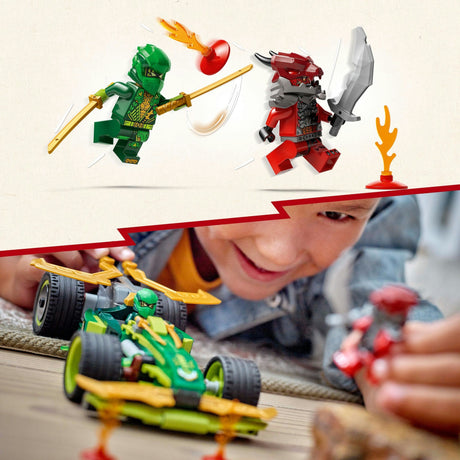 Lego Ninjago 71828 Lloyds ziehen Rennwagen zurück