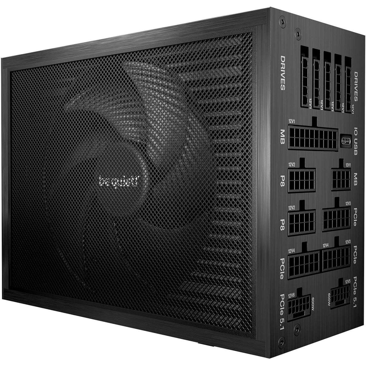 Be quiet! dark power pro 14 io modulaire 1300 watt voeding (zwart, 2x 12v-2x6, 6x pcie)