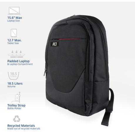Act-Vorort-Rucksack für Laptops bis 15,6 Zoll