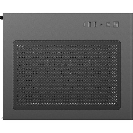 Antec cx60m argb Mini-Tower-Gehäuse (schwarz | 3x USB-A | RGB | gehärtetes Glas)