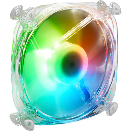 Sharkoon Shark Disc PWM RGB Gehäuselüfter (transparent, 120 x 120 x 25 mm)