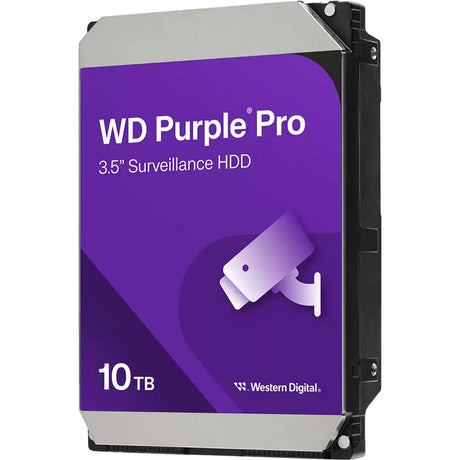 Western Digital WD102purp Purple Pro HDD, 10 TB, 3,5, SATA 6 Gbit/s, 7200 U/min, 256 MB, 265 MB s