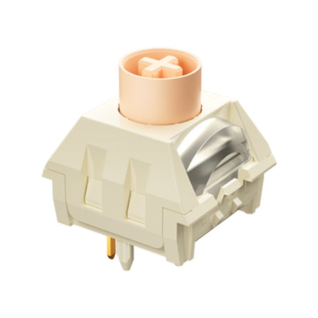 Mchose X75 V2 Blue Icy Creamsicle benutzerdefinierte mechanische Tastatur (weiß, US-Layout (QWERTY), Kailh Box Icy Creamsicle, 75 %, RGB, Hot Swap, Double-Shot PBT, kabellos | Bluetooth | USB-C)