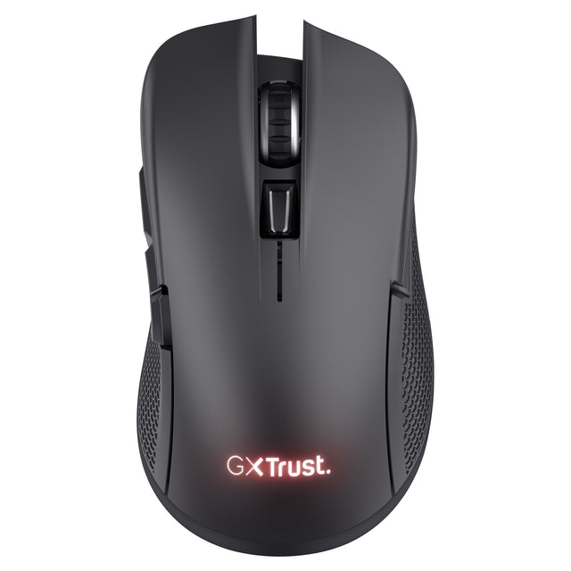 Trust GXT 931 YBar kabellose Gaming-Maus (schwarz, 200–7.200 dpi, 2,4 GHz Bluetooth USB)