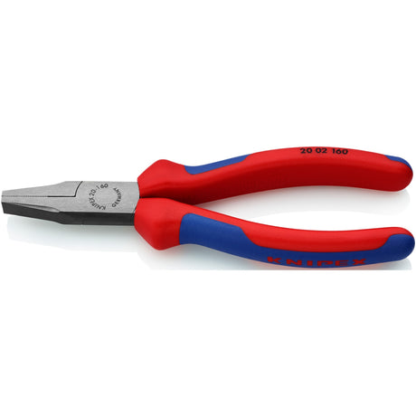 Knipex Flachbiegezange 20 02 160 Greifzange (rot blau)