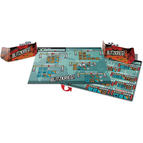 Europäisches Spielernetzwerk Blitzkrieg! Brettspiel (englisch, 1 – 2 Spieler, 20 – 45 Minuten, ab 14 Jahren)