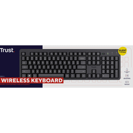 Vertrauen Vertrauen ODY II Stille drahtlose Tastatur