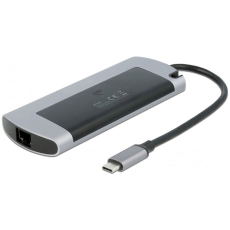 Delock USB Typ-C Dockingstation mit m.2 Slot (grau)
