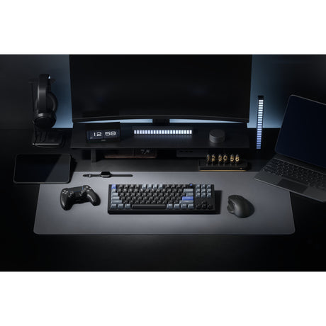 Keychron Q3 HE 8K Magnetschalter-Tastatur (schwarz, US-Layout (QWERTZ), ultraschnelles Lime, 80 % (TKL), RGB, Hot-Swap, 8K)