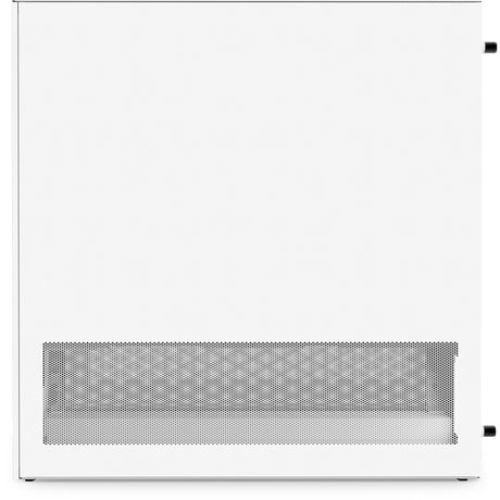 Nzxt h3 flow Midi-Tower-Gehäuse (weiß (matt) | 1x USB-A | 1x USB-C | gehärtetes Glas)
