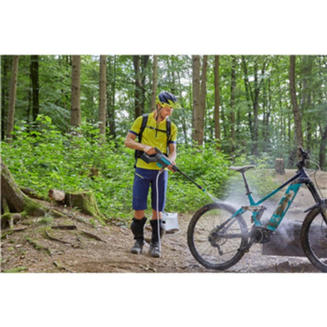 Gardena Aquaclean 24 18 V P4A Premium Set Hochdruckreiniger (Grau Türkis, 14800-31, Batterie im Lieferumfang enthalten)