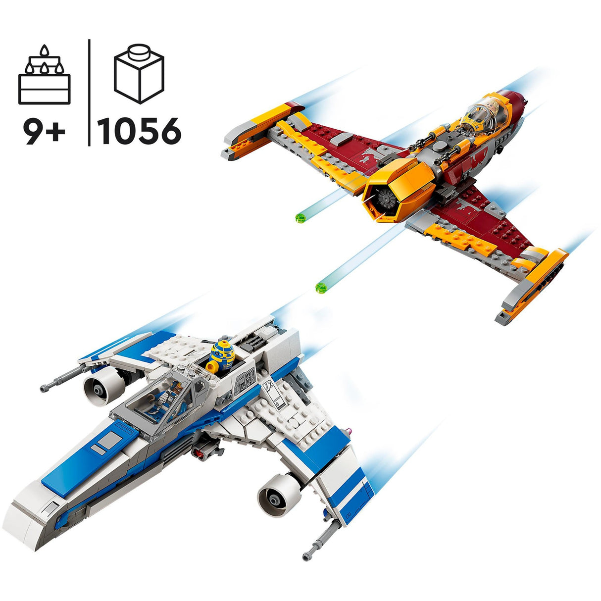 Lego Star Wars – New Republic E-Wing vs. Shin Hatis Starfighter Konstruktionsspielzeug (75364)