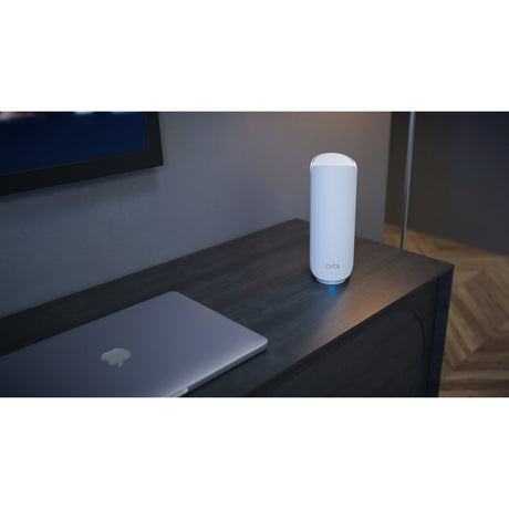 Netgear Orbi 370 WiFi Mesh-System, Dual-Band WiFi 7 Mesh-System, 2 Stück Mesh-Router (weiß, 1x Orbi WiFi 7 Router (RBE371), 1x Orbi WiFi 7 Satellit (RBE370))