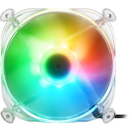 Sharkoon Shark Disc RGB Gehäuselüfter (transparent, 120 x 120 x 25 mm)