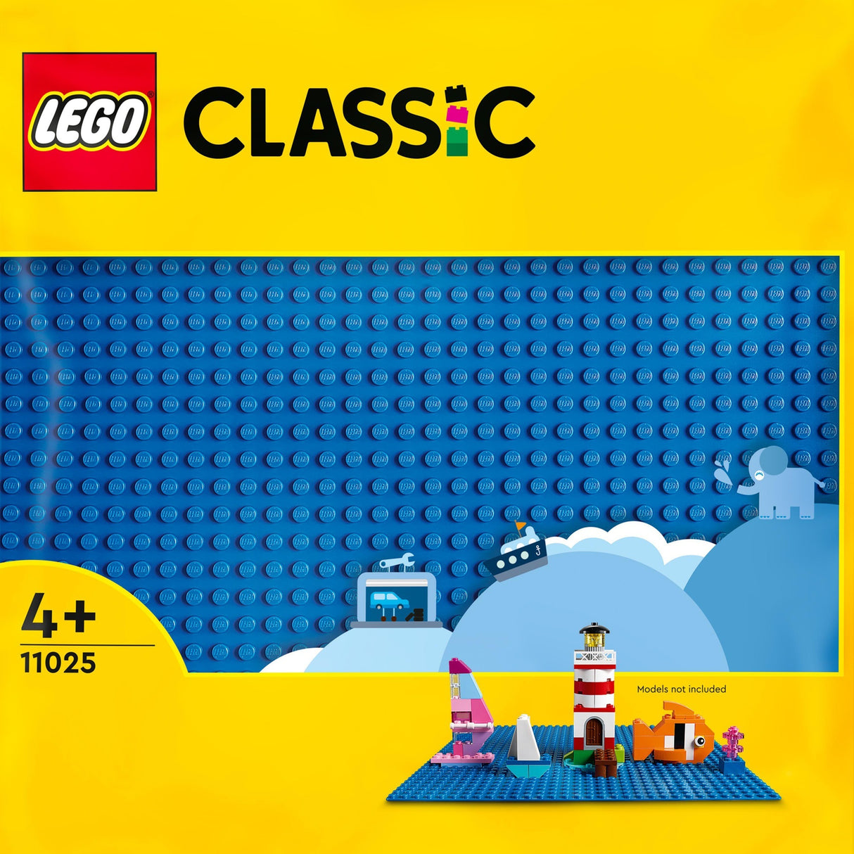 Lego klassische blaue Bauplatte – 11025