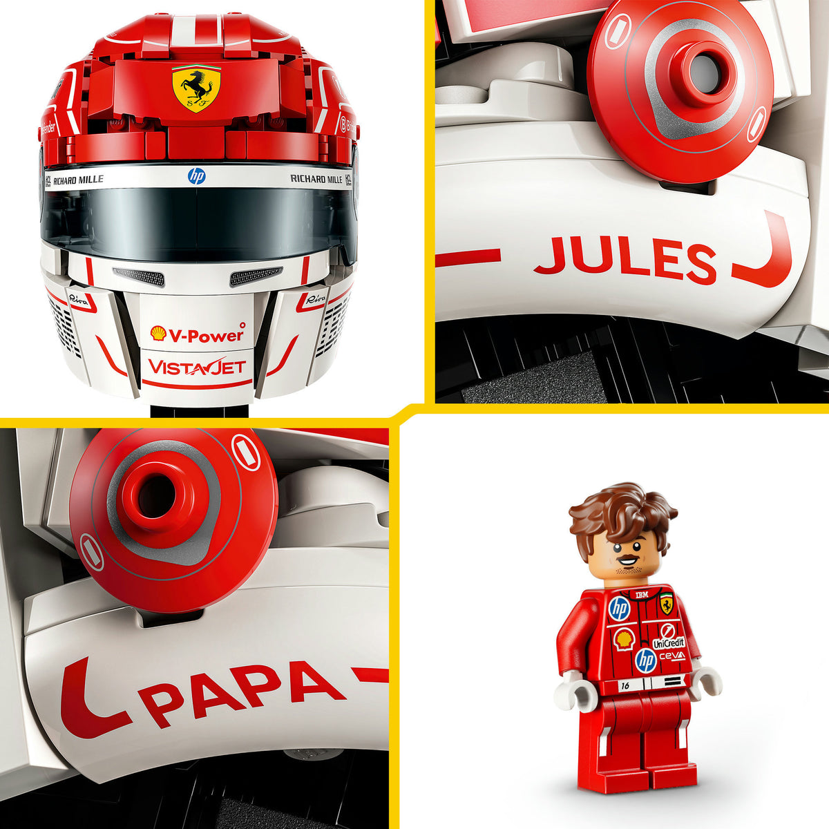 Lego Editions Scuderia Ferrari HP Helm von Charles Leclerc – 43014