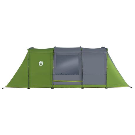 Coleman Fastpitch Victoria Falls 4 Verdunkelungszelt – 4-Personen-Zelt – schneller Aufbau dank Fastpitch – Blackout-Schlafzimmer-Technologie – grün