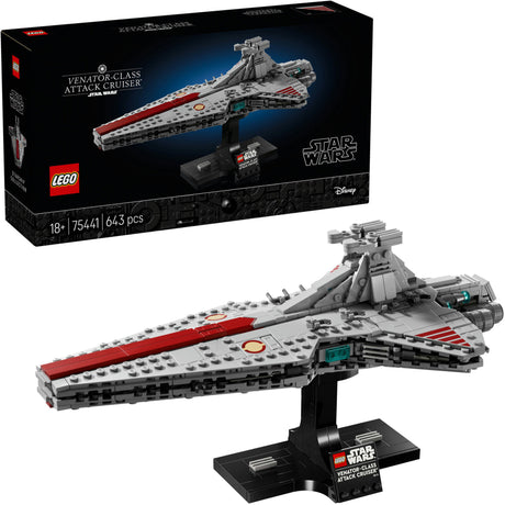 Lego Star Wars Angriffskreuzer der Venator-Klasse – Bausatz für Erwachsene und Dekoration – 75441