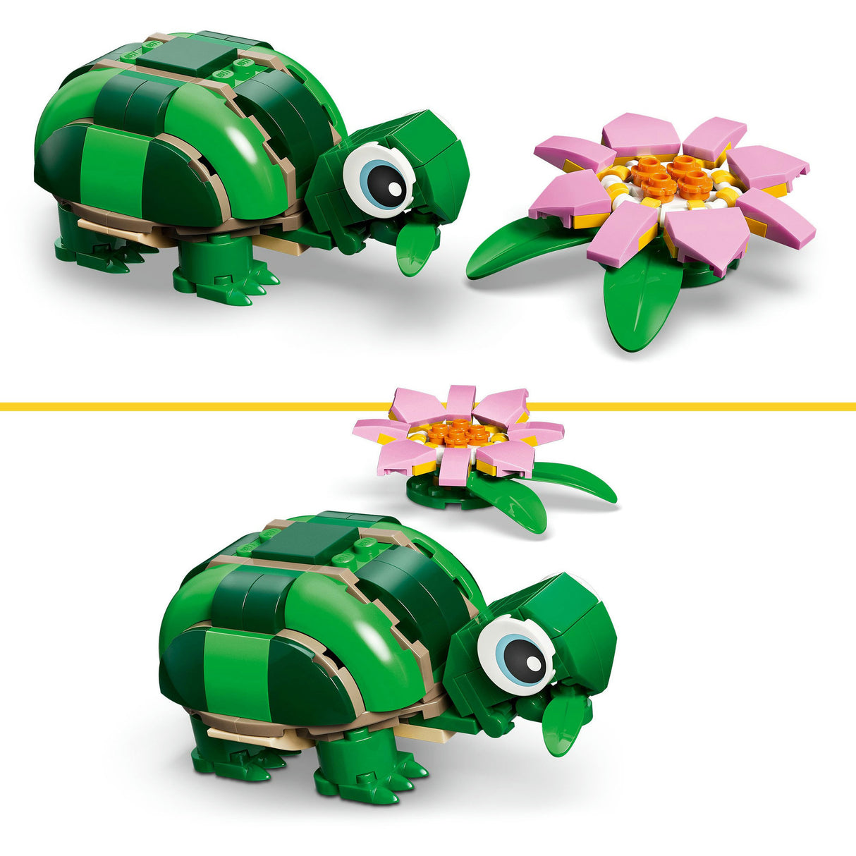 Lego Creator 31377 Schildkröte mit Seerose