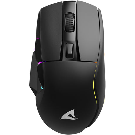 Sharkoon Skiller SGM50W Gaming-Maus (schwarz, 400–6400 dpi, RGB-LEDs)