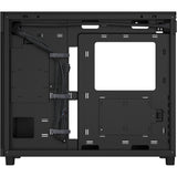 Asus prime ap303 - mesh panel midi tower behuizing (zwart | 2x usb-a | 1x usb-c)