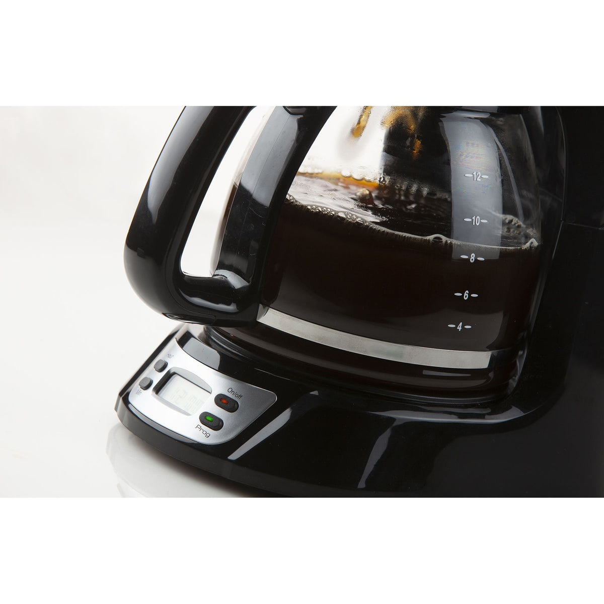 Domo Kaffeemaschine mit Timer und Display do708k Kaffeefiltermaschine (schwarz, 1,5 Liter)
