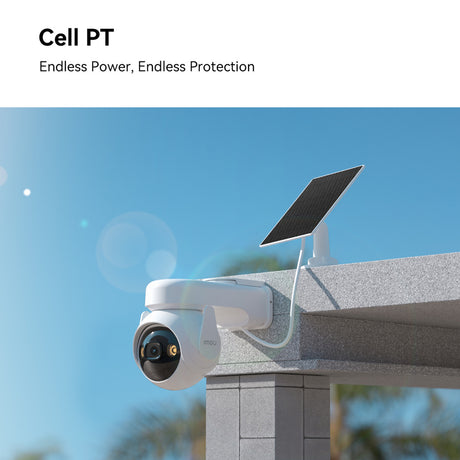 Imou Cell PT mit Solarpanel-Überwachungskamera (weiß, 100 % kabellos)