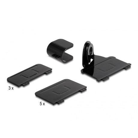 Delock USB-Ladestation mit 3 x USB Typ-C PD + 3 x USB Typ-A (112 W) (grau schwarz)