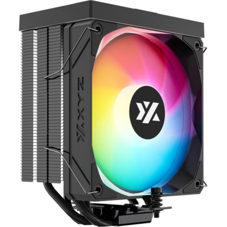 Xyz PC Gear Thermax 4 Pulsar A-RGB CPU-Kühler (Schwarz, ARGB, PWM)