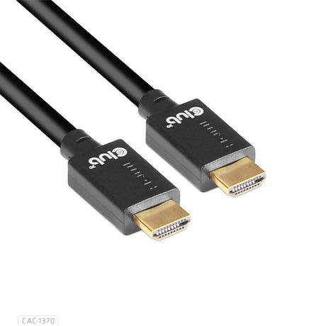 Club 3D Ultra-High-Speed-HDMI-2.1-zertifiziertes Kabel männlich-männlich (schwarz, 1,5 Meter, 4K 120 Hz, 8K 60 Hz, 48 Gbit/s)