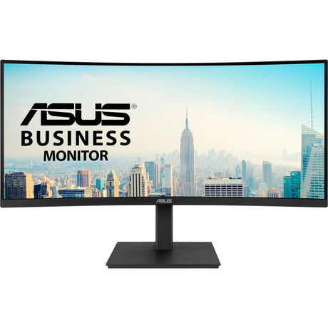 Asus va34vcpsr 34 curved ultrawide monitor (zwart, 100 hz, hdmi, displayport, audio, lan, usb-c)