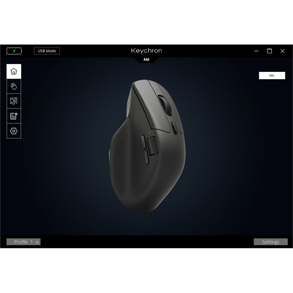 Keychron Keychron M6-A1 kabellose Maus