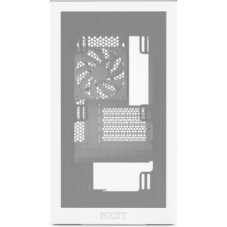 Nzxt h3 flow Midi-Tower-Gehäuse (weiß (matt) | 1x USB-A | 1x USB-C | gehärtetes Glas)