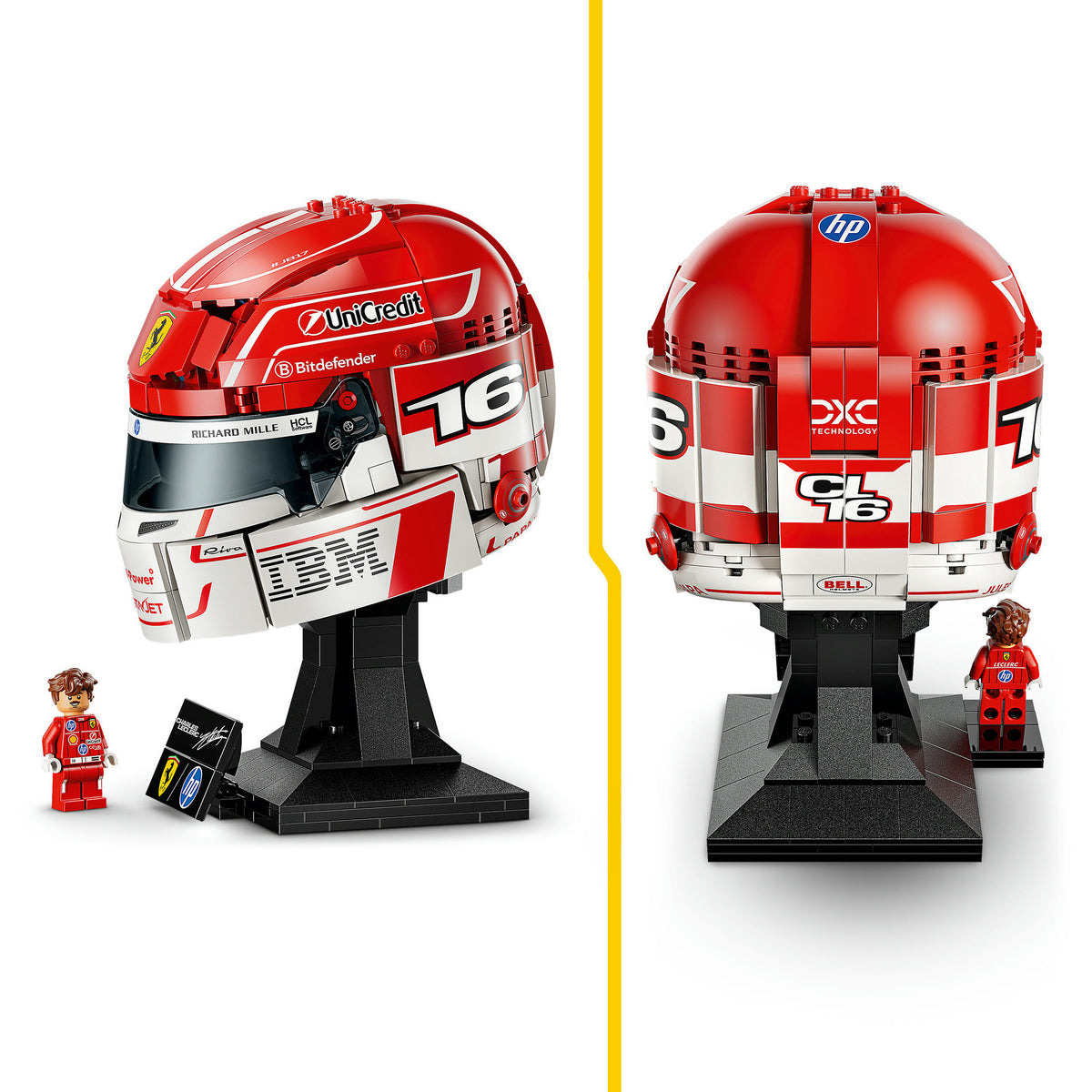 Lego Editions Scuderia Ferrari HP Helm von Charles Leclerc – 43014