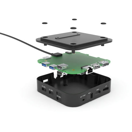I-tec USB-C HDMI DP Dockingstation mit Stromversorgung 65 W + Universal-Ladegerät 77 W (schwarz)