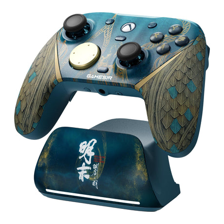 Gamesir G7 Pro Tri-Mode – Wuchang-Version (kabellos für Xbox), Gamepad (Blaugold, Xbox Series X|s, Xbox One, PC, Android, Steam)