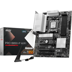 Msi pro b850-p wifi socket am5 moederbord (raid, 5gb-lan, wi-fi 7, bt, sound, atx)