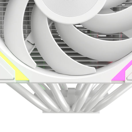 Xyz PC Gear Thermax 6 Duo RGB CPU-Kühler (Weiß, Arbb, Pwm)