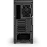 Sharkoon s25 silent midi tower behuizing (zwart | 2x usb-a | 1x usb-c)