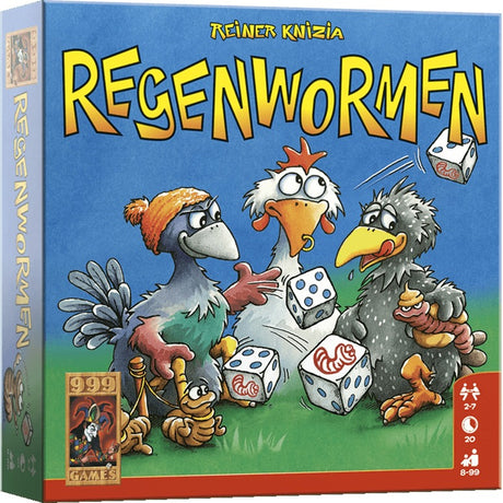 999games 999 Spiele Regenwürmer Würfelspiel (niederländisch, 2 - 7 Spieler, 20 Minuten, ab 8 Jahren)